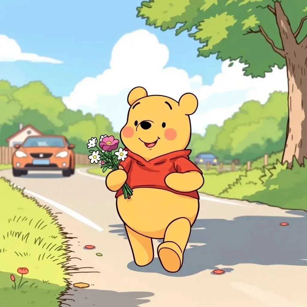 维尼小熊头像_ “手捧鲜花，为你而来”_6_噗噗壁纸库_来自小红书网页版.jpg